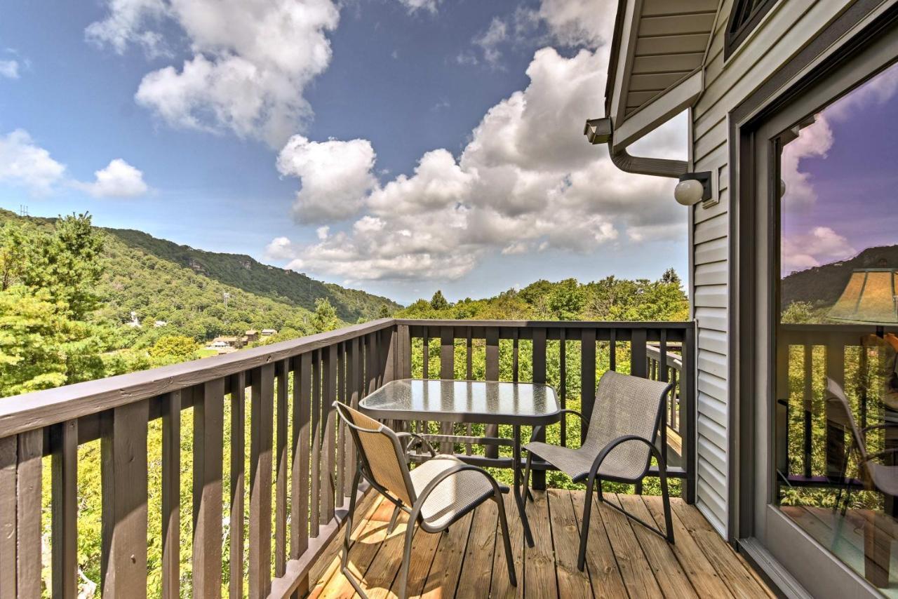 Beech Mountain Condo With Balcony, Walk To Resort! Екстериор снимка
